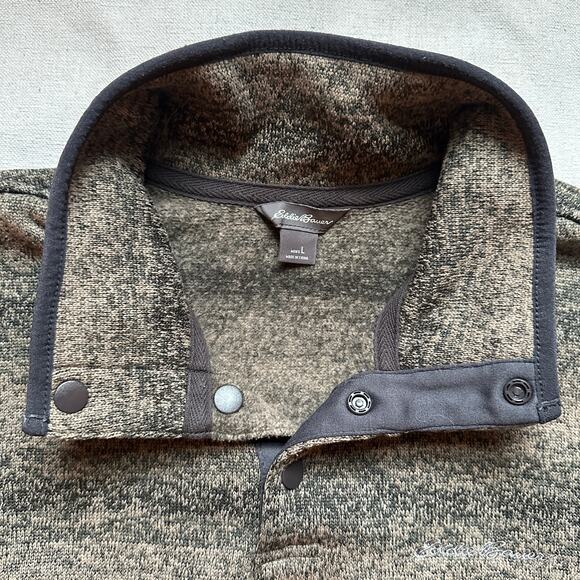 Eddie Bauer Radiator Fleece 1/4 zip Pullover Mens Large Excellent Condition - Picture 4 of 7